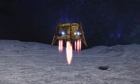 Nghẹt thở chờ đợi tàu tư nhân đầu tiên của Trái đất đáp xuống Mặt trăng