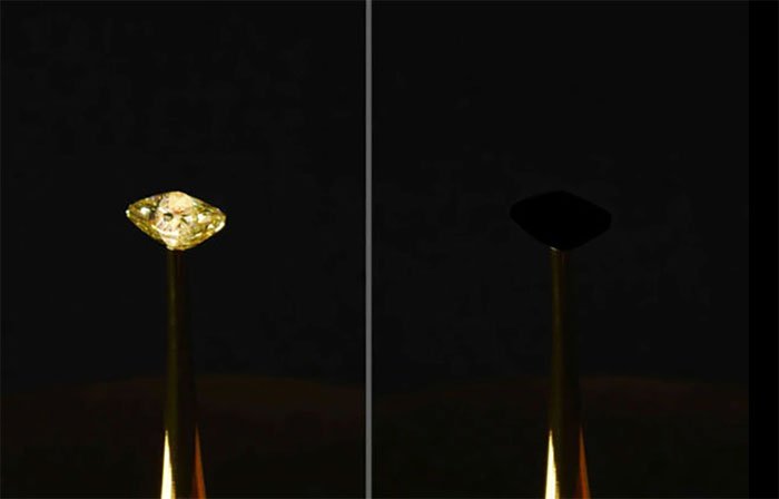 Viên kim cương đặc biệt được phủ lên vật liệu mới của MIT