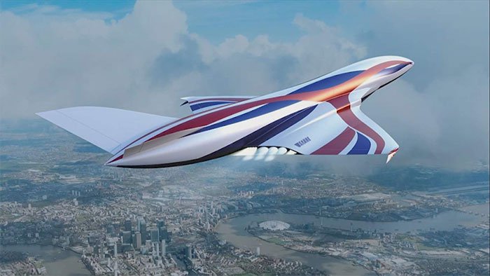 Thiết kế máy bay siêu thanh sử dụng tên lửa SABRE