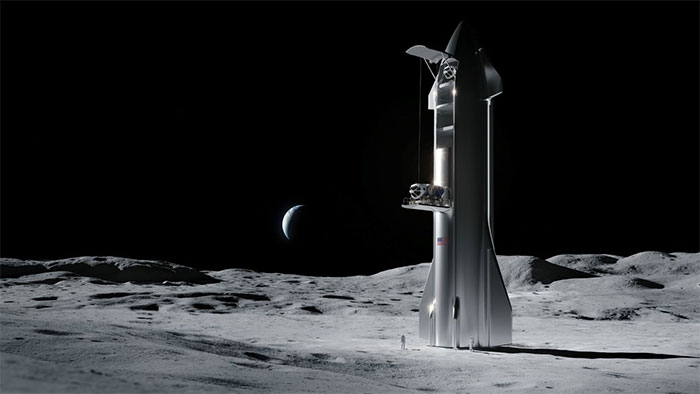 Tàu SpaceX có thể giao hàng lên Mặt Trăng vào năm 2022