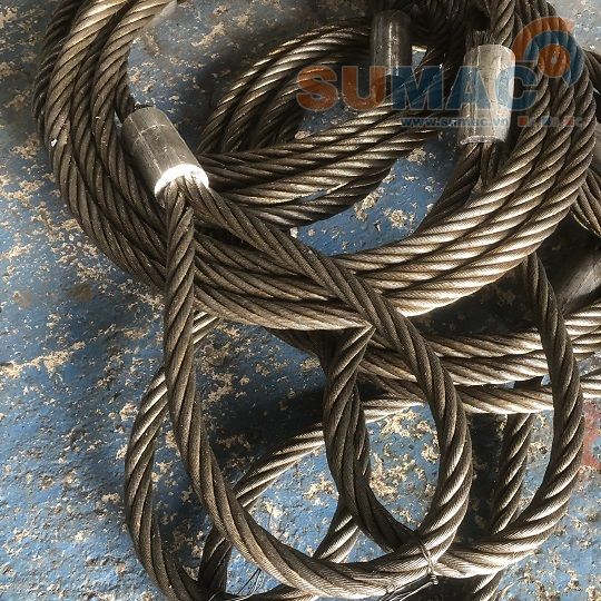 cáp thép chịu lực D18 kẹp chì