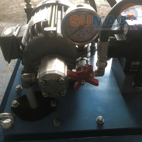 bơm bánh răng lắp bộ nguồn thủy lực
