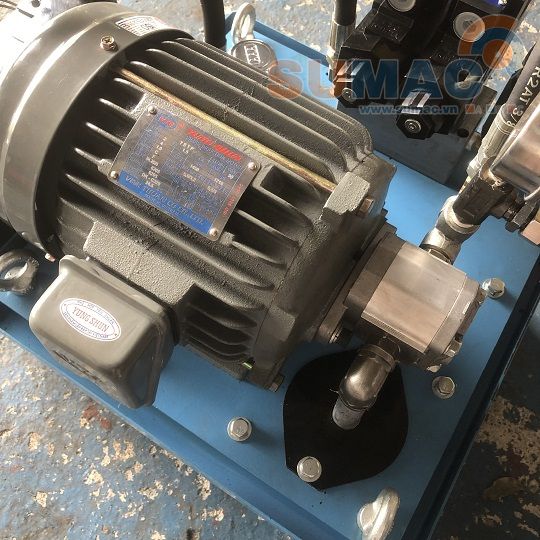trạm bơm thủy lực 1,5kw động cơ vtc