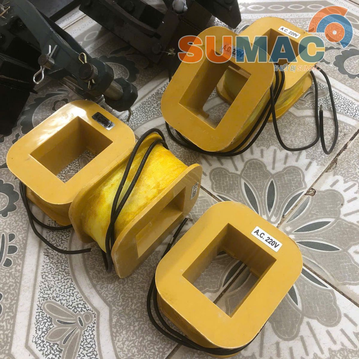 cuon coil dien 220v 380v phanh cau truc 