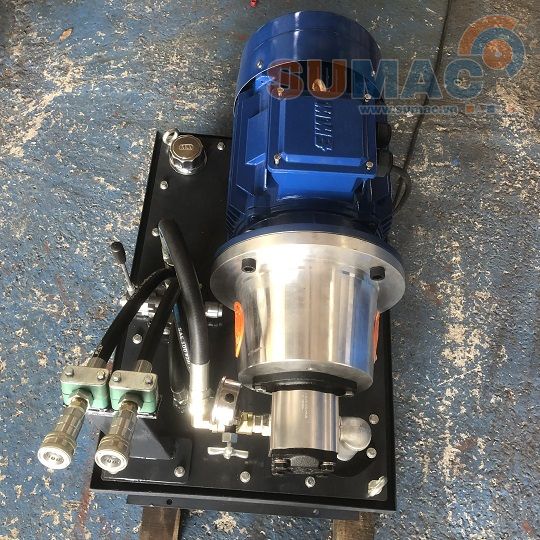 bộ nguồn thủy lực 15kw van gạt tay 