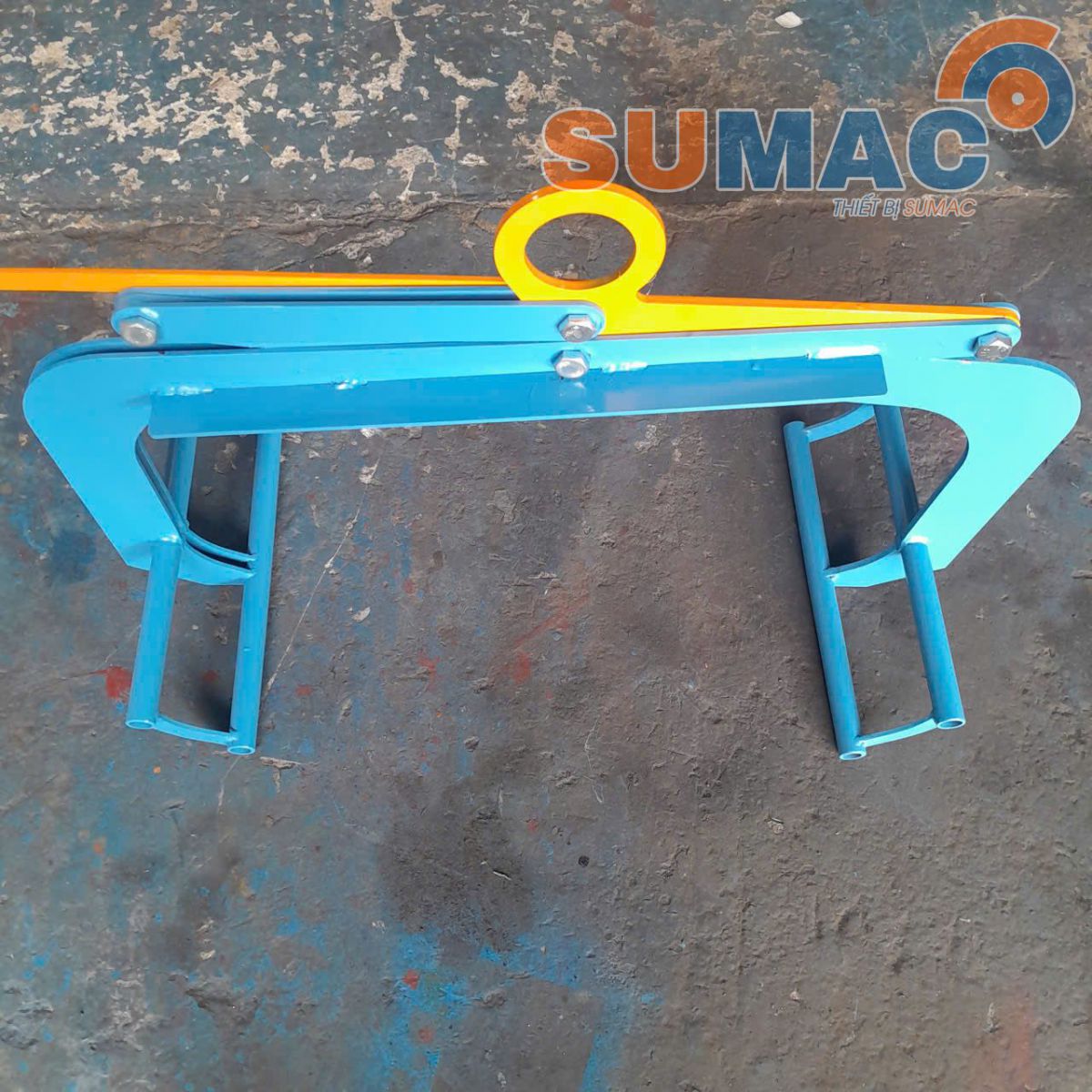 giá kẹp nâng hạ bao hàng bao xi măng bao phân bón