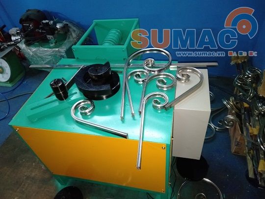 Máy uốn inox - Uốn hoa văn inox - uốn inox mỹ thuật - SUMAC.VN - ART SUS BENDING MACHINE