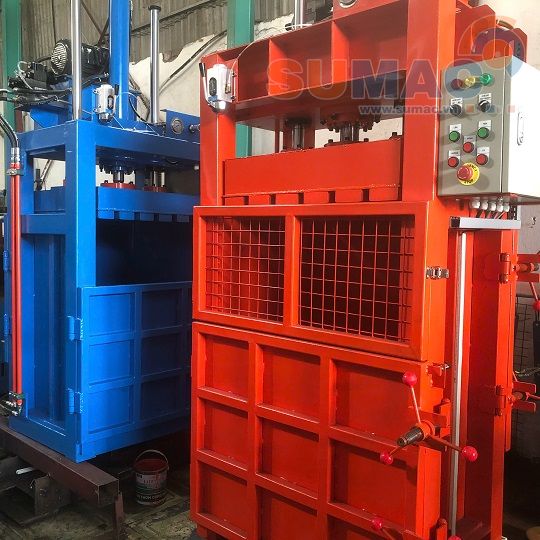 máy ép rác phế liệu