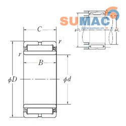 thông số vòng bi NSK NA4910