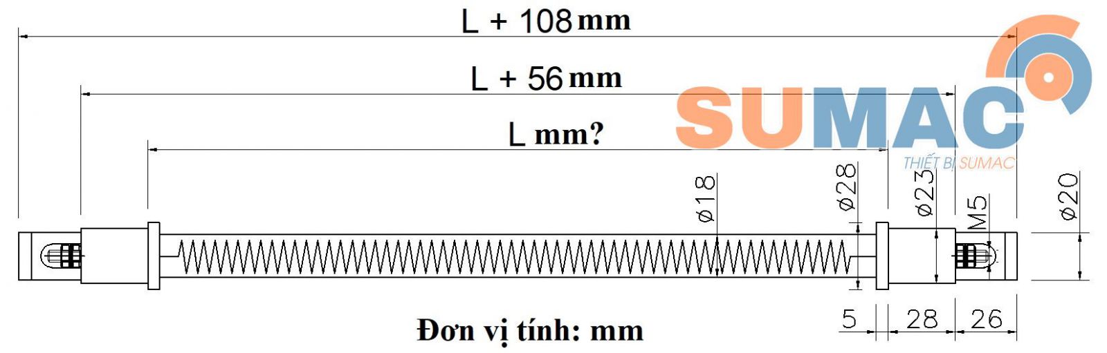 kích thước bóng sấy nhiệt