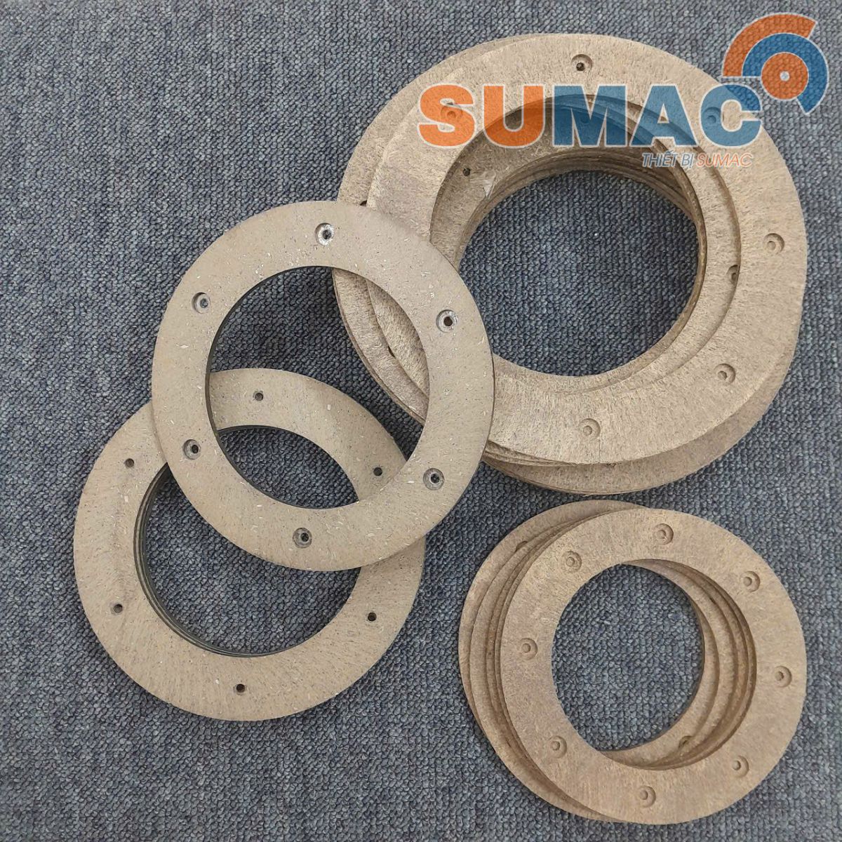 miếng phíp dán má phanh cẩu trục. Tiết kiệm chi phí đảm bảo an toàn