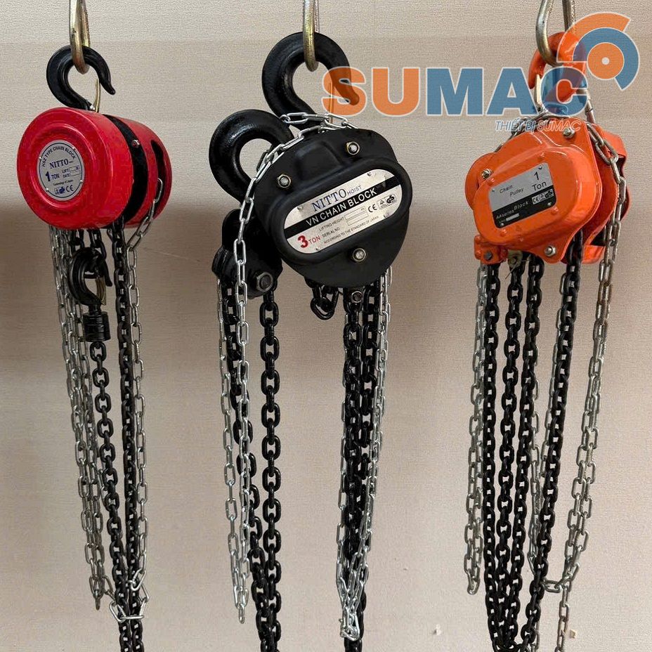 các loại palang xích kéo tay giá rẻ