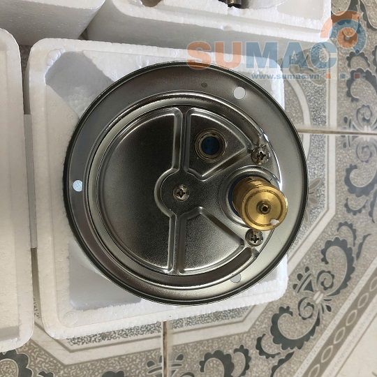 Đồng hồ áp suất 3 kim chân sau