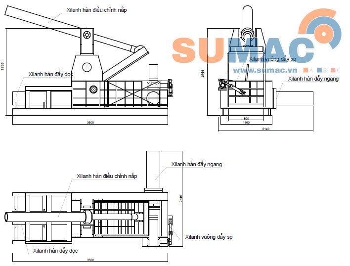 thông số kỹ thuật máy ép phế liệu 