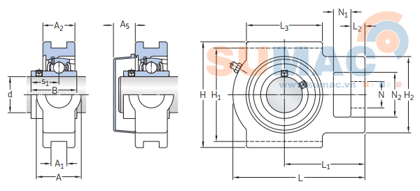 gối đỡ uct 210