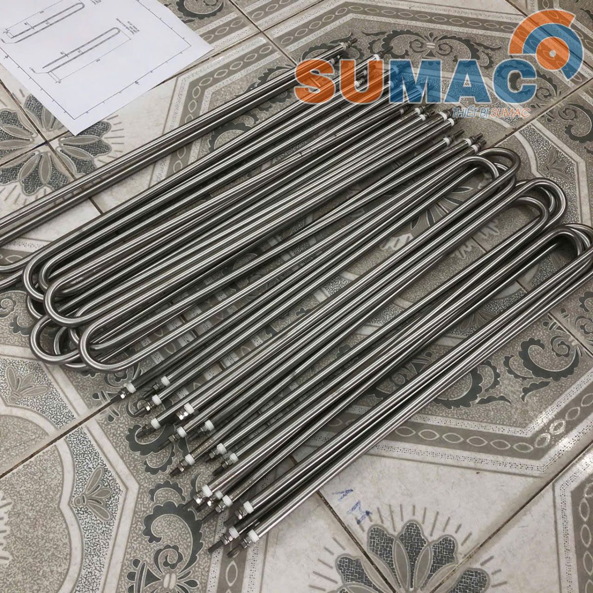 THANH NHIỆT CHỮ U 1KW – GIA NHIỆT NHANH, BỀN BỈ, DỄ LẮP ĐẶT