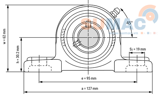 gối đỡ ucp202