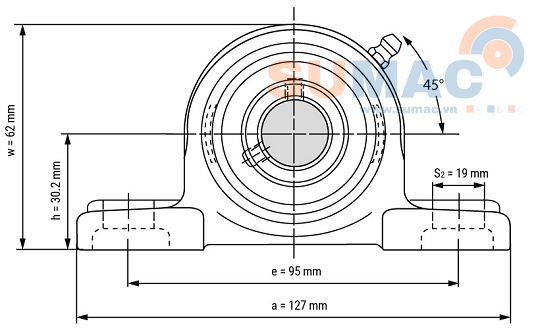 gối đỡ ucp203