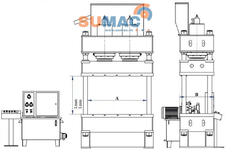 thông số kỹ thuật máy ép 400 tấn