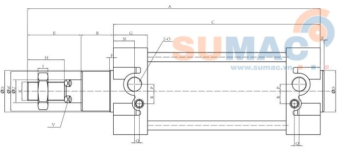 thông số kỹ thuật xi lanh khí TIG