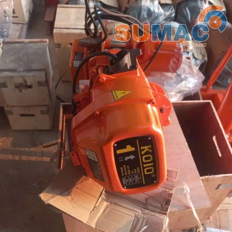 các loại pa lăng xích điện theo tải trọng 1-2-3-4-5 tấn