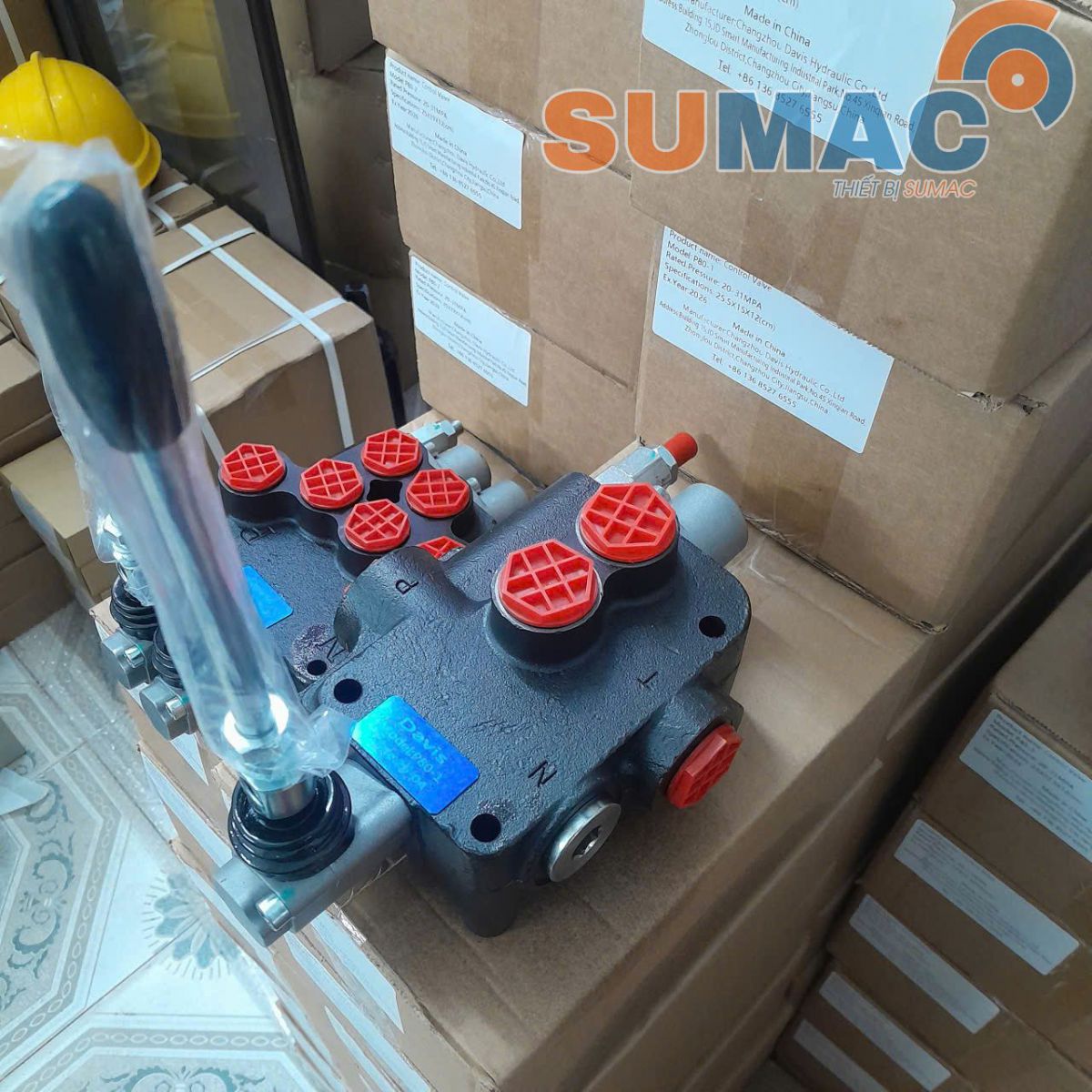 van gat tay 1 tay luu luong 80L ren 27mm